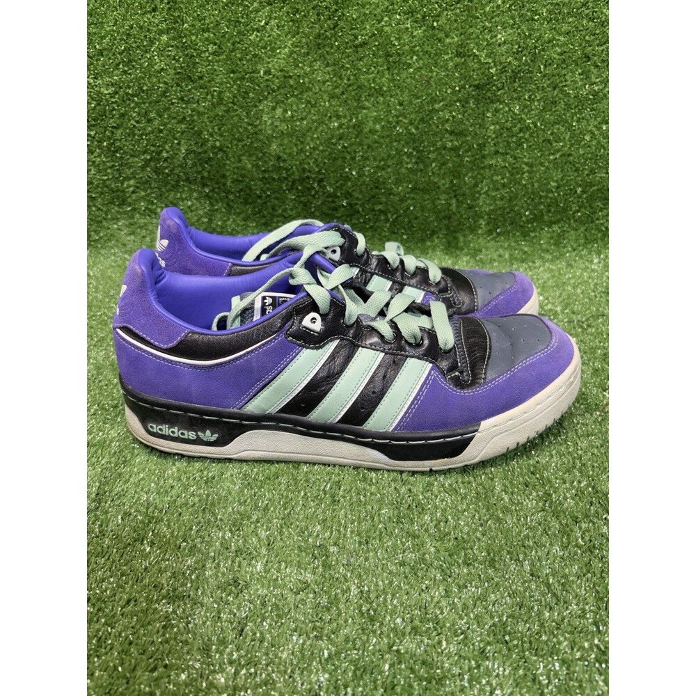 Adidas Metro Attitude Low Sneakers Mens Size 12 Purple Black Green 060358